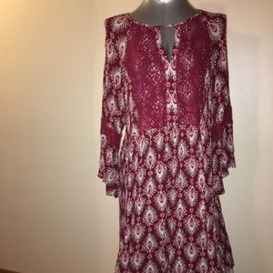 Cato dressy floral knee length dress